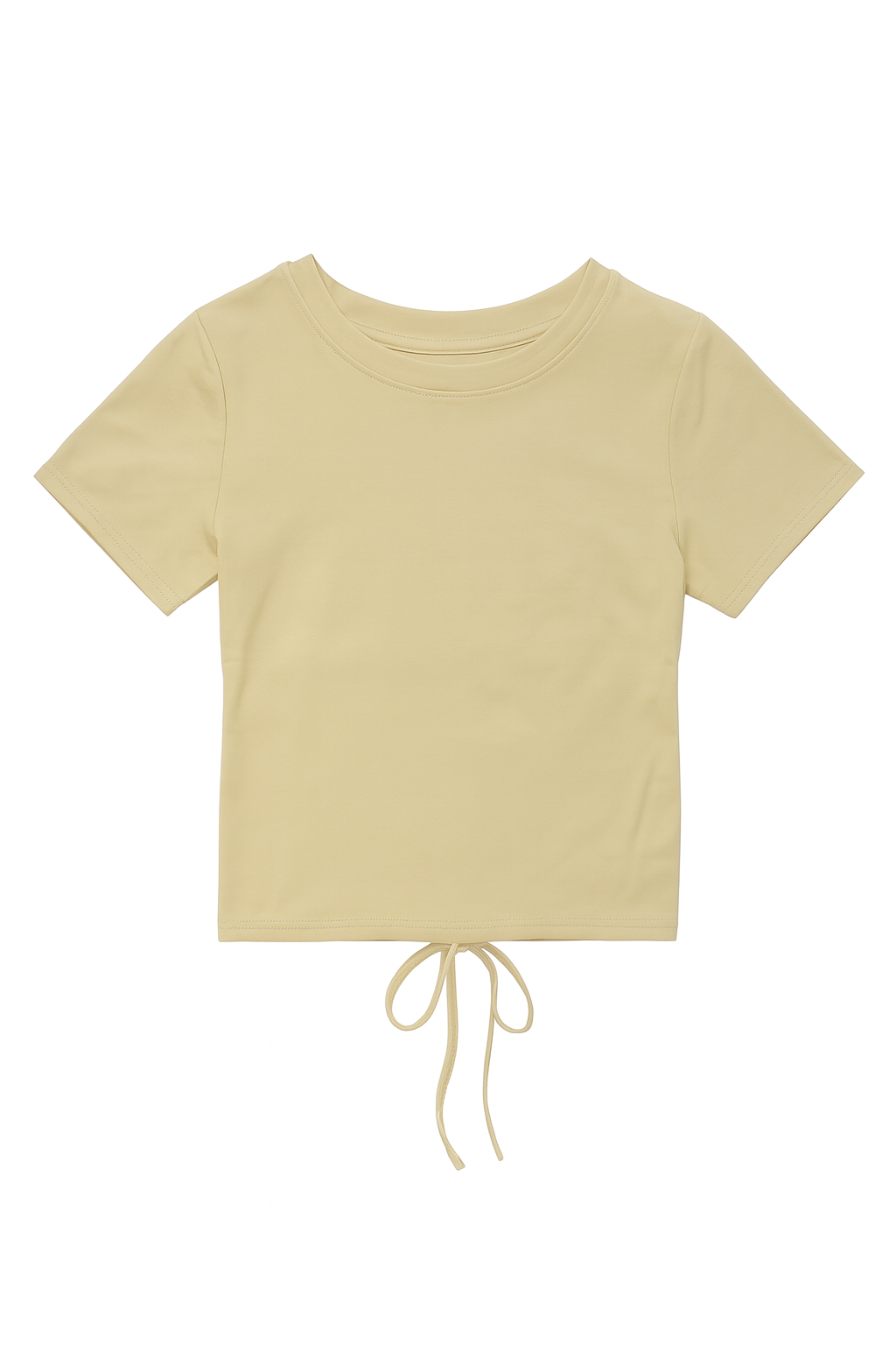 Cotton Basic Top with Open Back