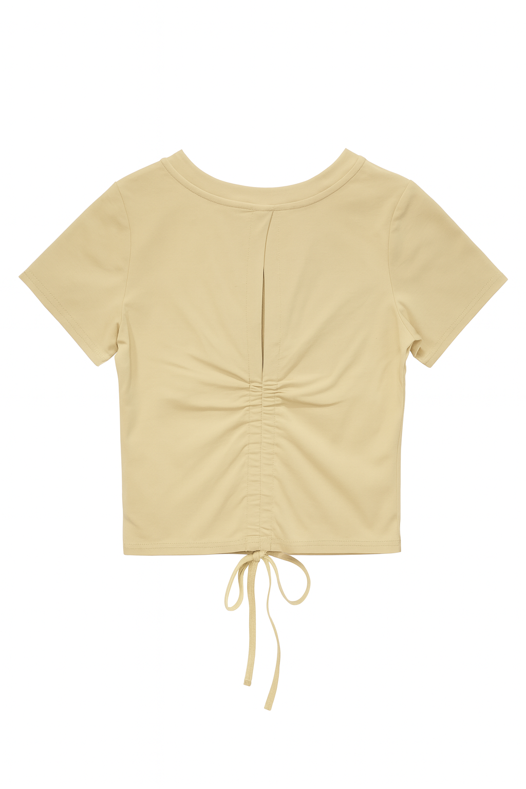 Cotton Basic Top with Open Back