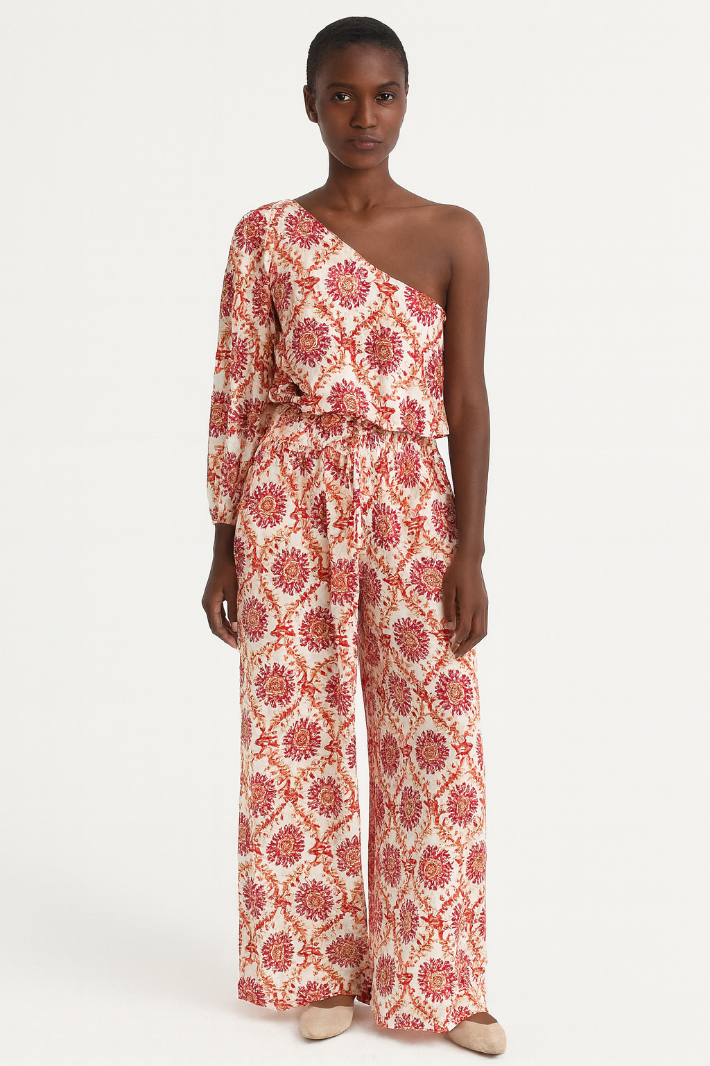 Printed Set Of Top & Trouser