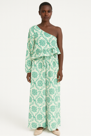 Printed Set Of Top & Trouser