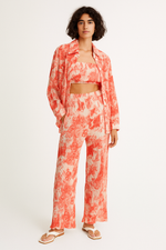 Load image into Gallery viewer, Set of Crop Top, Shirt &amp; Trouser
