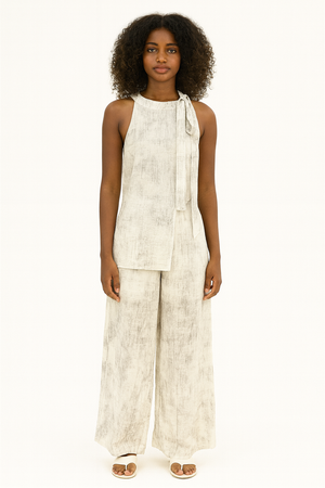 Set of Linen Top & Trouser