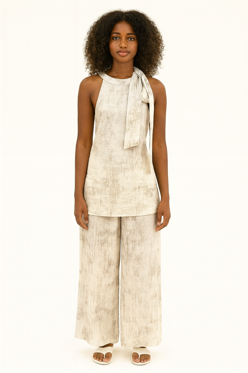 Set of Linen Top & Trouser