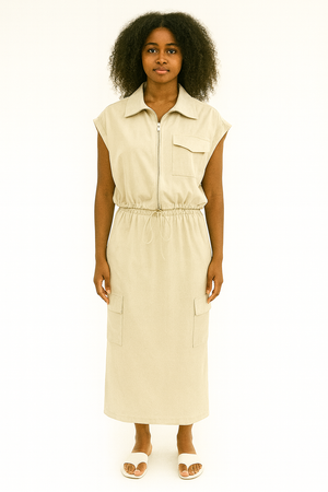 Cargo Set of Crop Top & Skirt