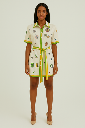 Mini Printed Dress