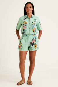 Set of Printed Shirt & Short