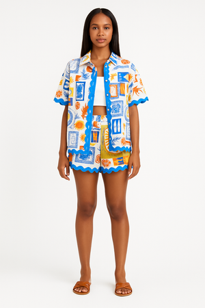 Set of Printed Shirt & Short