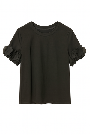 T-Shirt with details on the hems