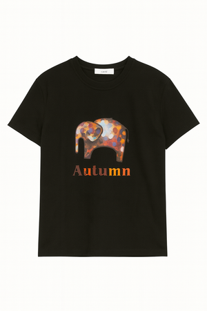 Printed Elephant T-Shirt