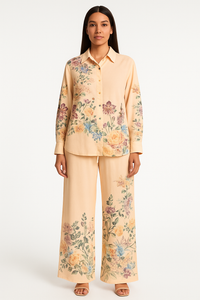 Floral Set Of Shirt & Trouser