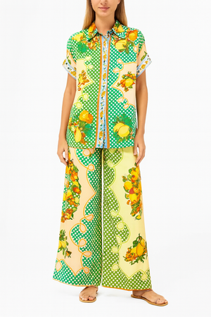Printed Set Of Shirt & Trouser