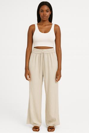 Trousers with Elastic Waistband