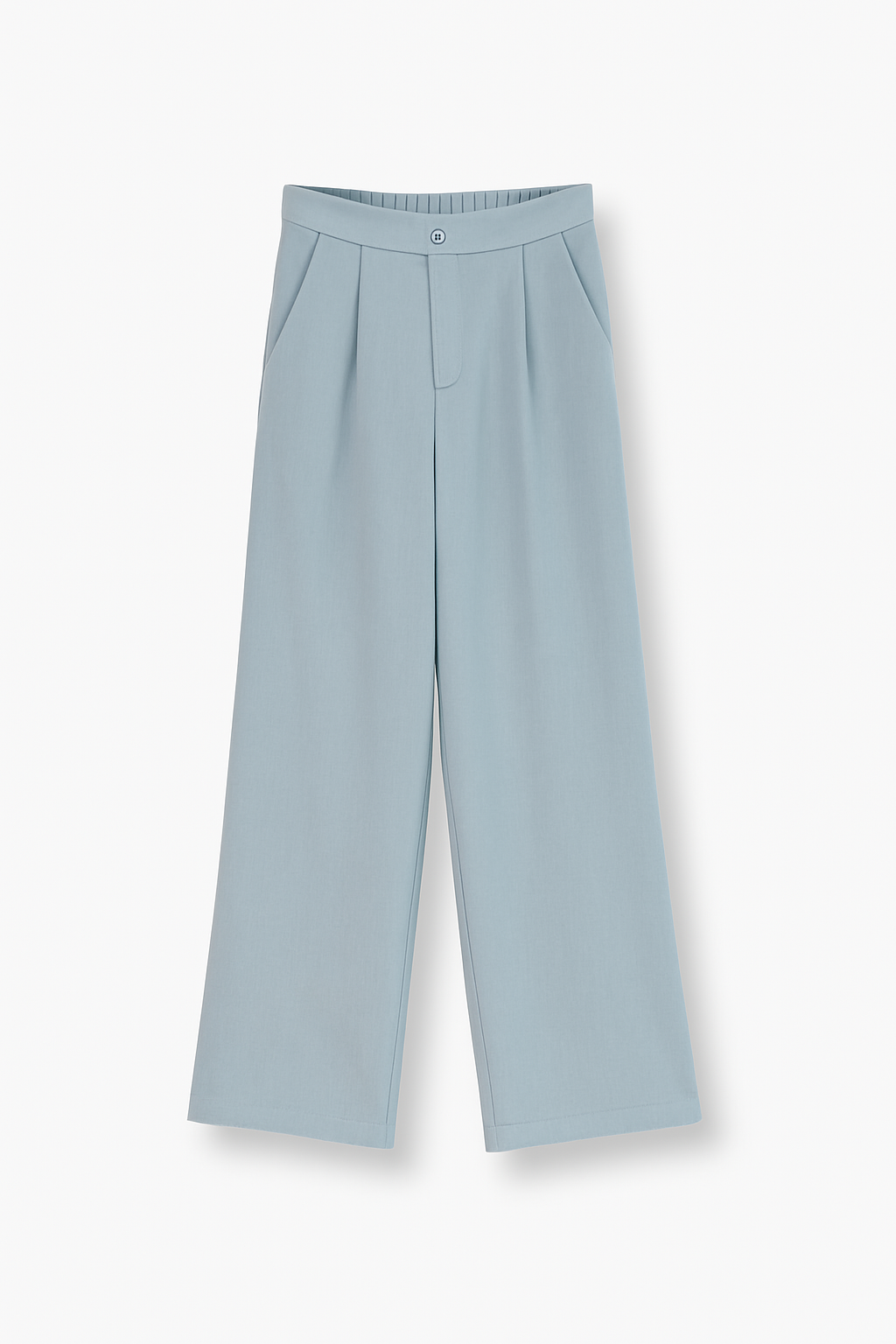 High Waist Trousers with Pleats