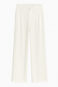 Straight fit Trousers with Elastic Waist