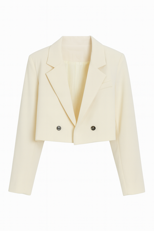 Cropped blazer