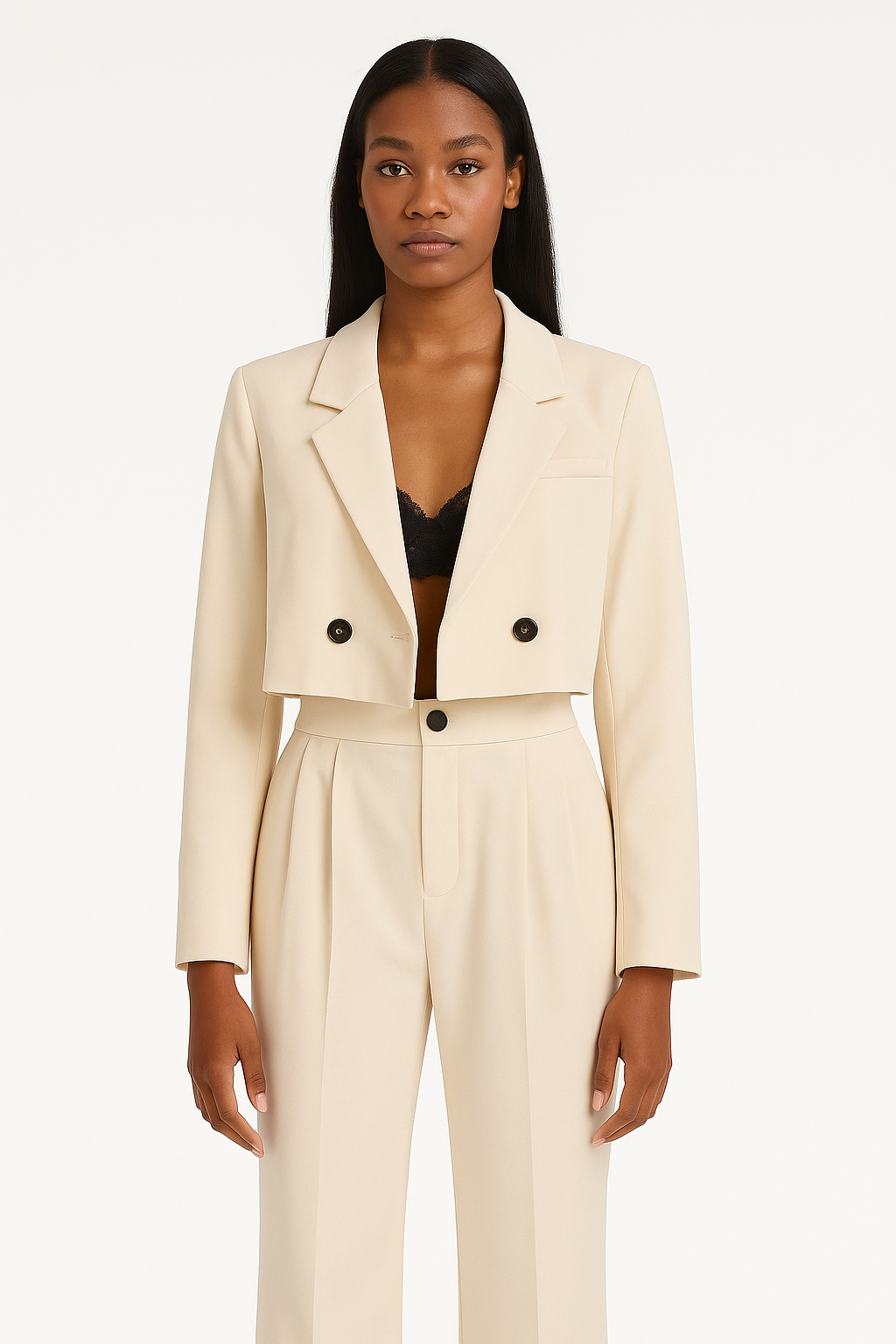 Cropped blazer