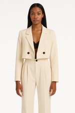 Load image into Gallery viewer, Cropped blazer
