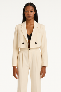 Cropped blazer