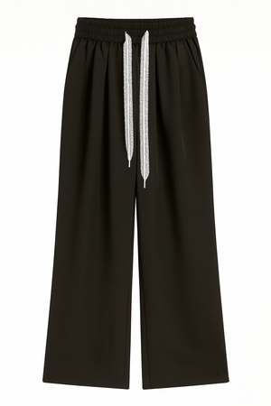 Trousers with Elastic Waistband