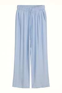 Linen Trousers with Elastic Waistband