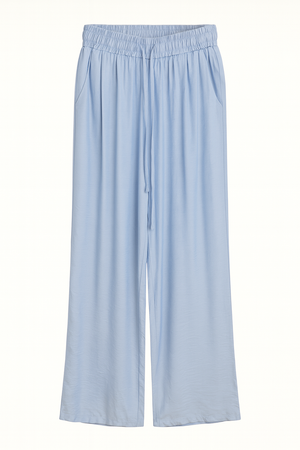 Linen Trousers with Elastic Waistband
