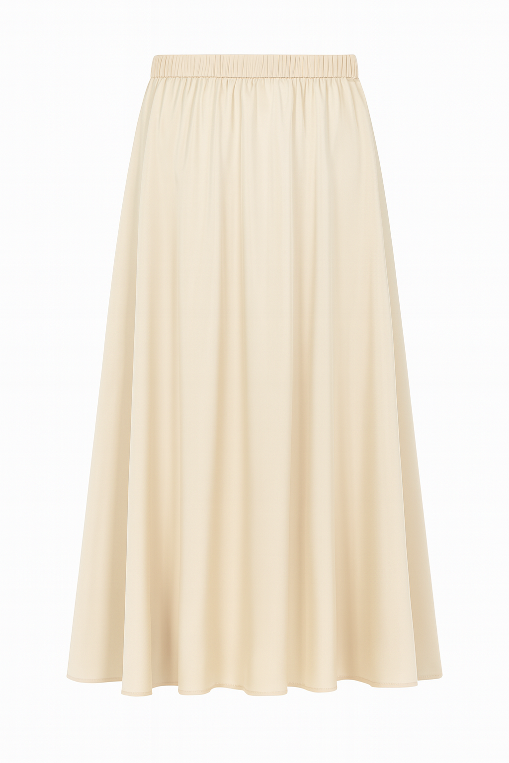 Satin Midi Skirt