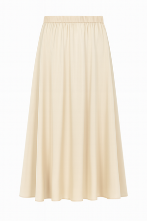 Satin Midi Skirt