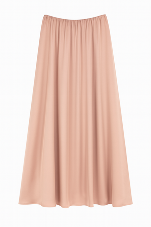Satin Midi Skirt