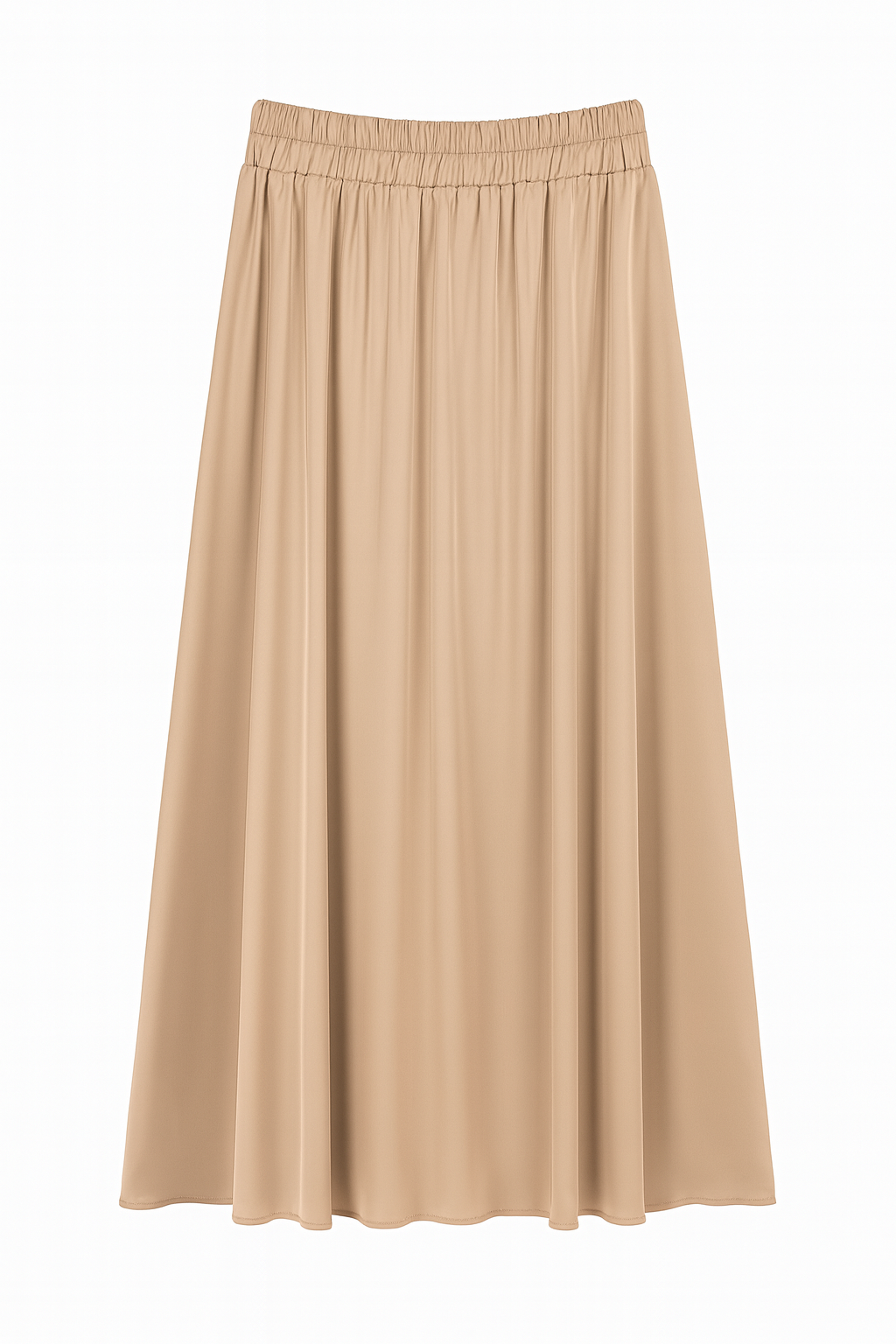 Satin Midi Skirt