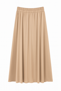 Satin Midi Skirt