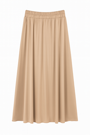 Satin Midi Skirt