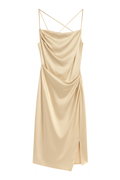 Satin Midi Dress