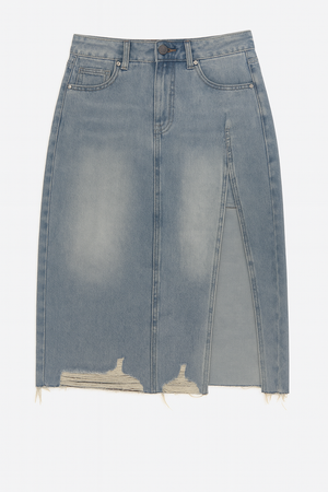 Midi Denim Skirt