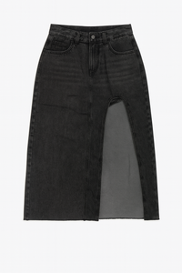Midi Denim Skort