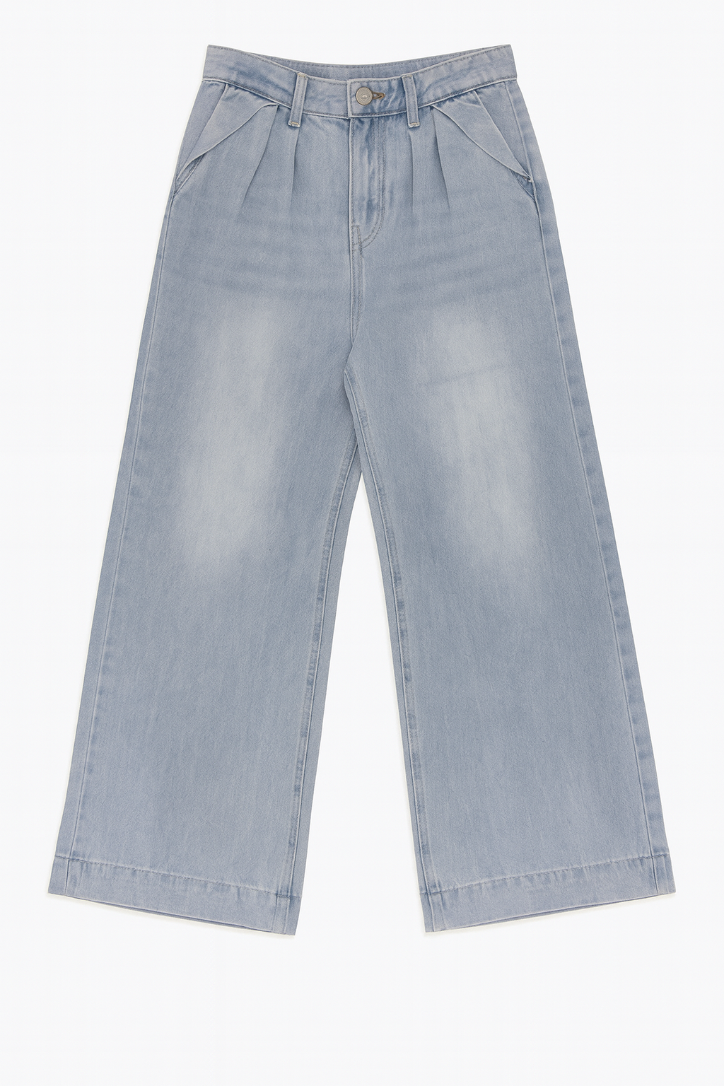 Pleated Jeans