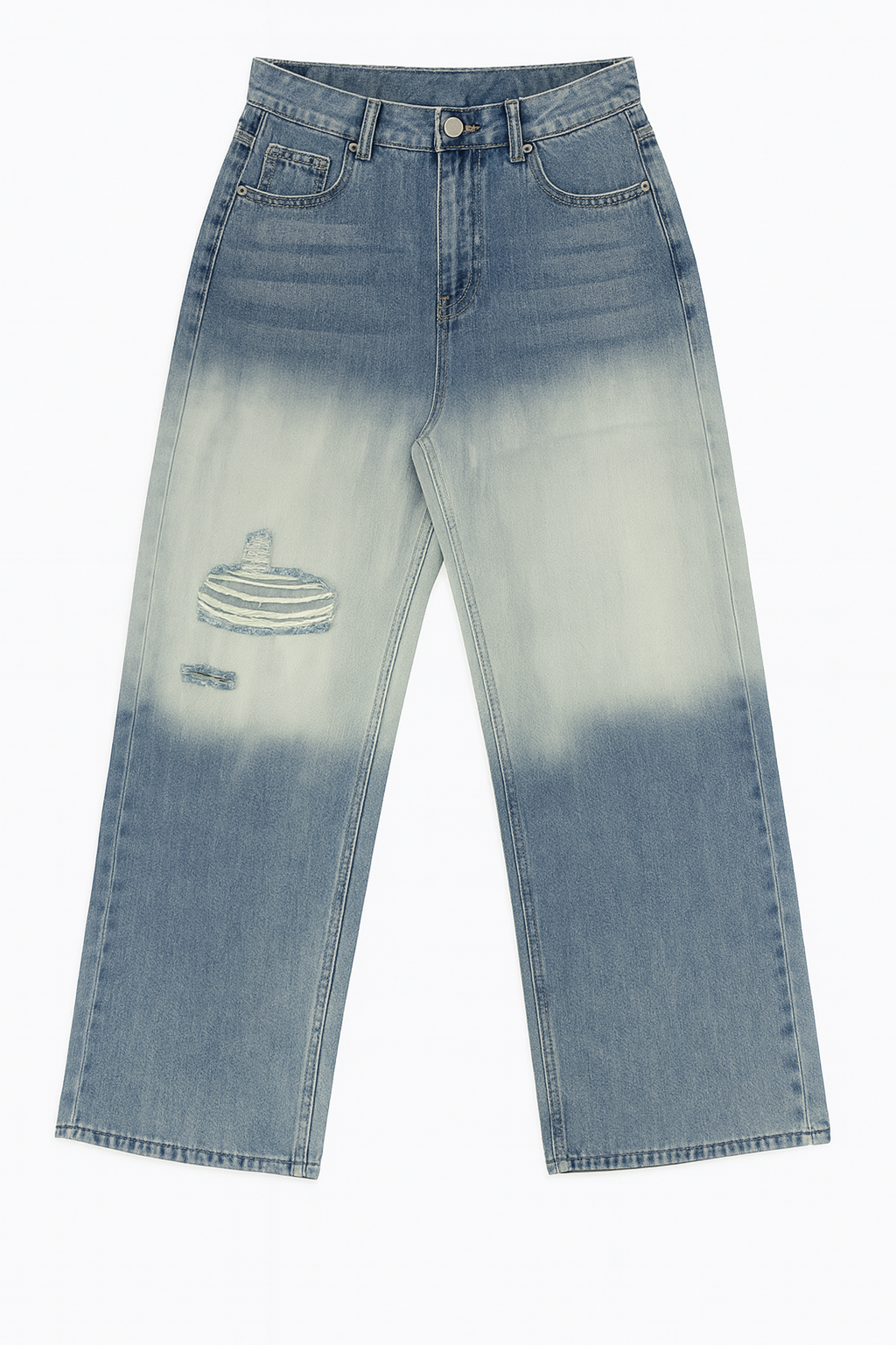 Washed Effect Jeans