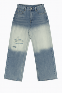 Washed Effect Jeans