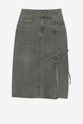 Midi Denim Skirt