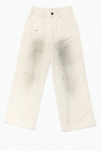 Relaxed Fit Jeans with Paint Splatter
