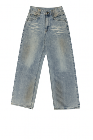 Wash Effect Jeans