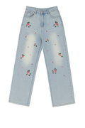 Jeans with Flower