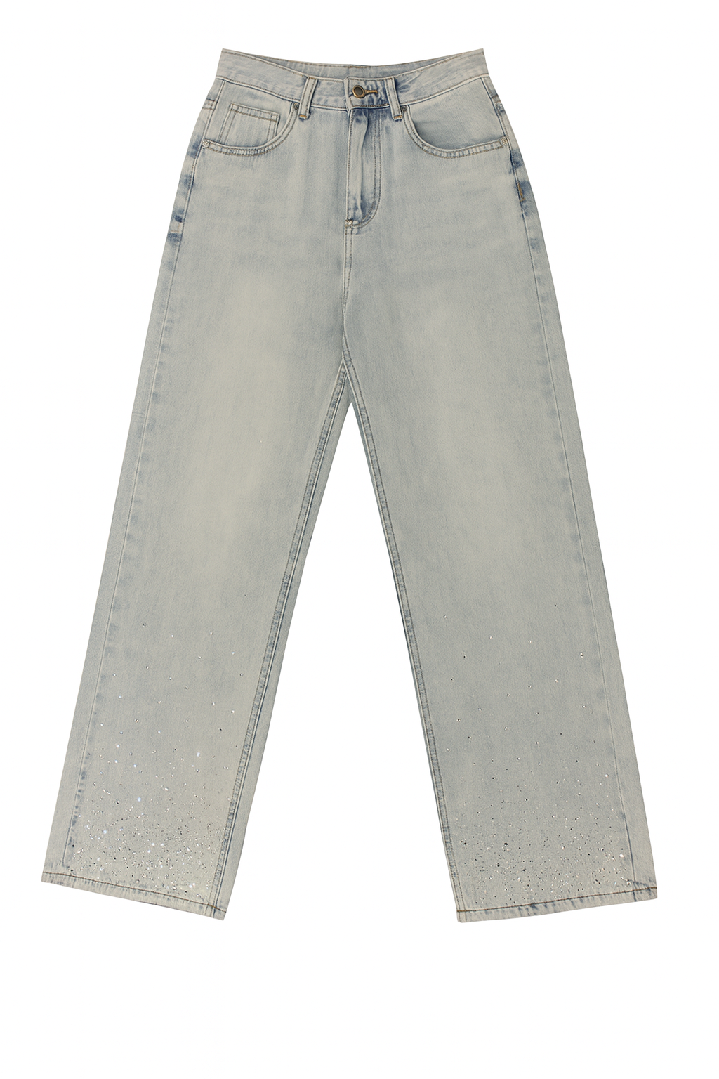Jeans with Rhinestone
