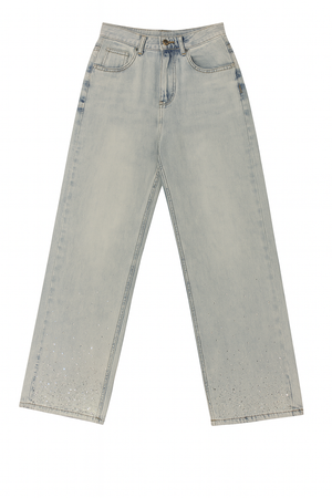 Jeans with Rhinestone