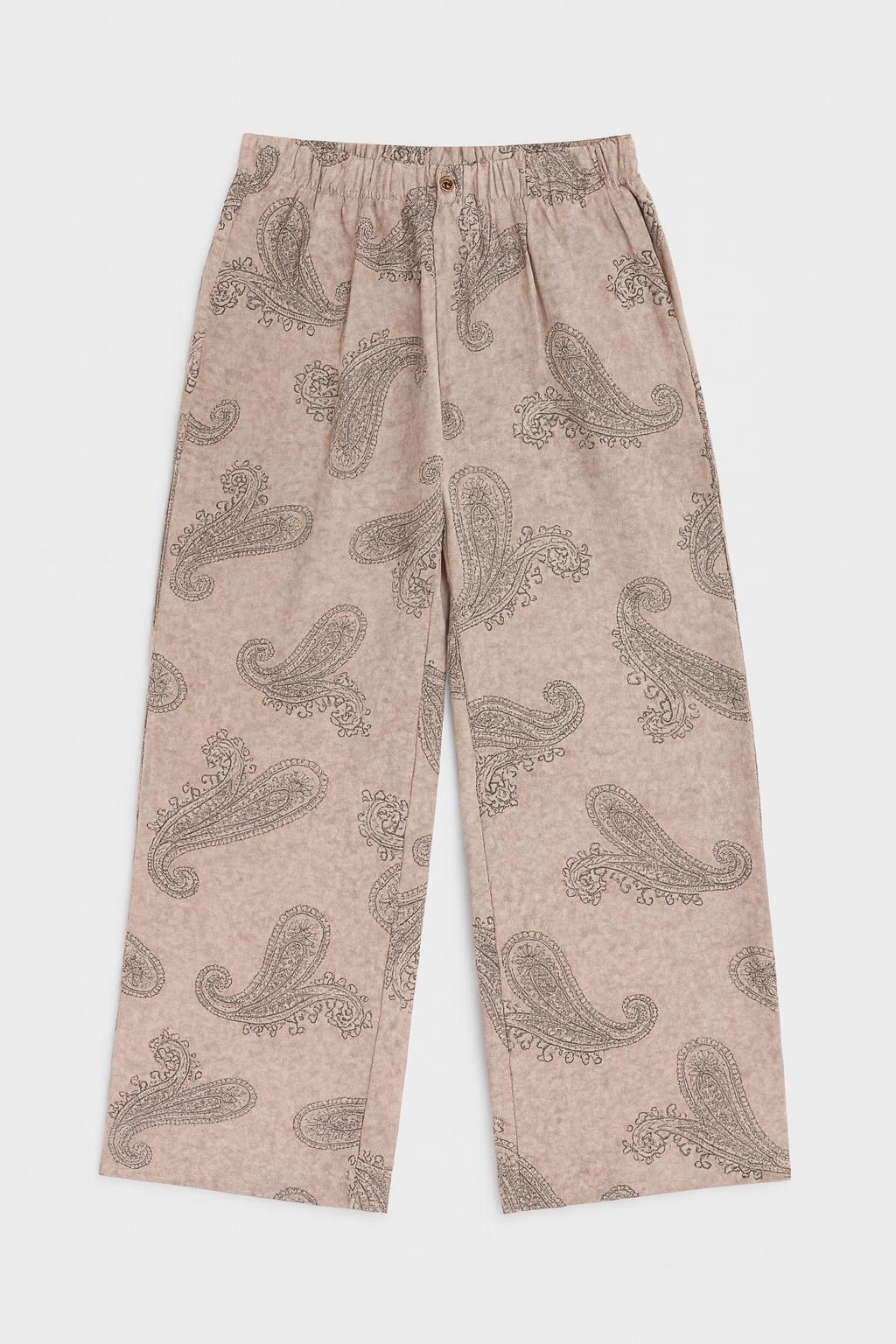 Loose Fit Printed Trousers