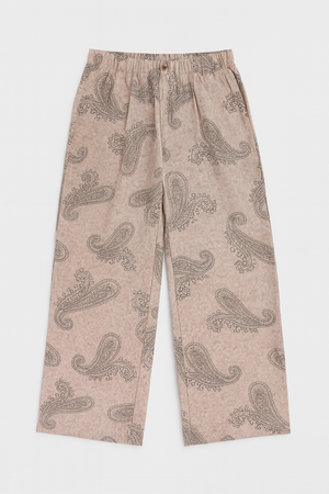 Loose Fit Printed Trousers