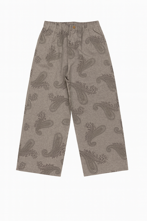 Loose Fit Printed Trousers