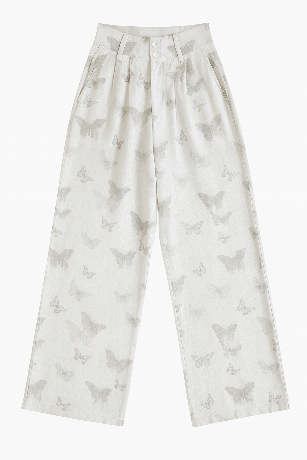 Butterfly Print Trousers