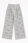 Butterfly Print Trousers