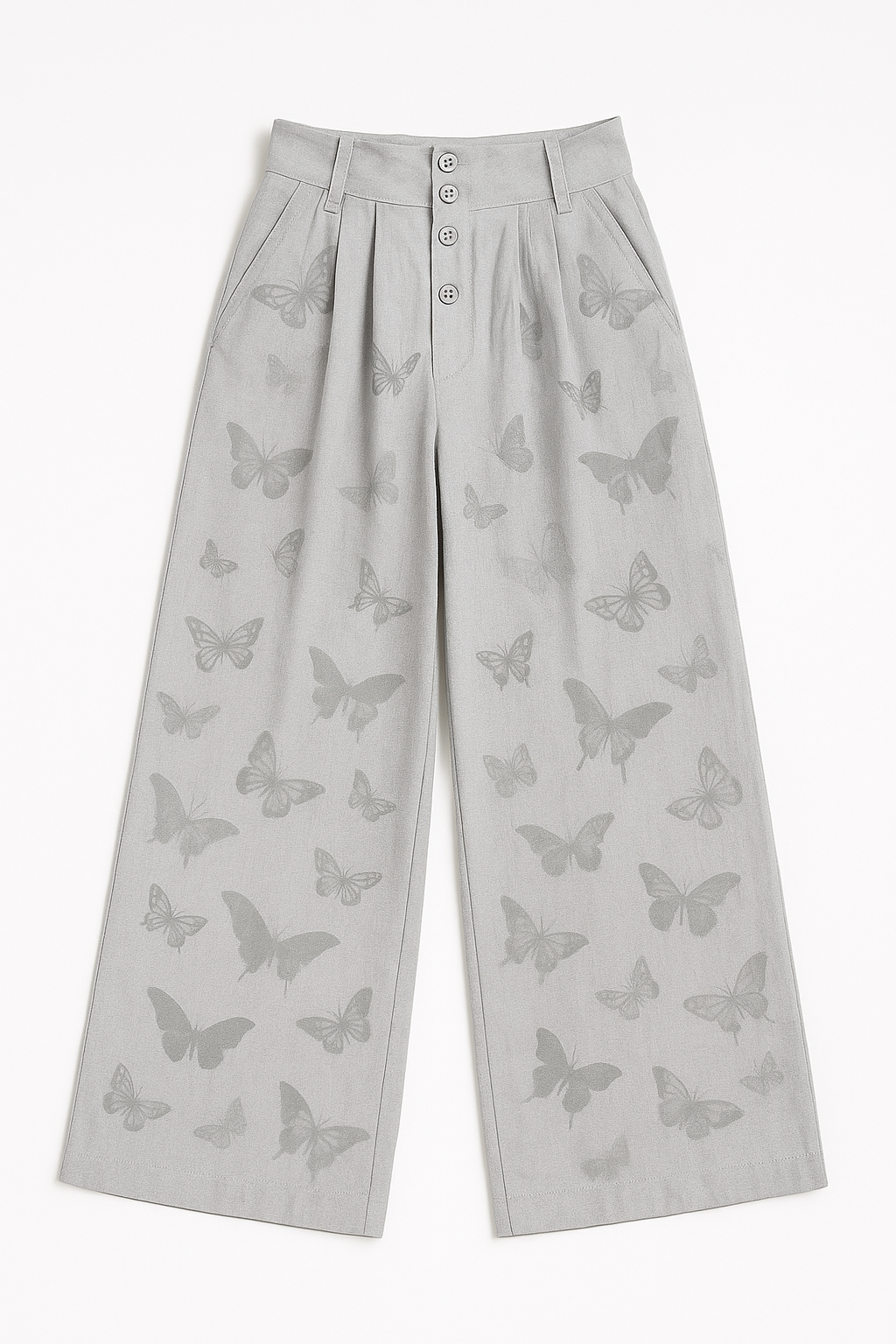 Butterfly Print Trousers