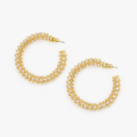 Pearl Hoop Earrings